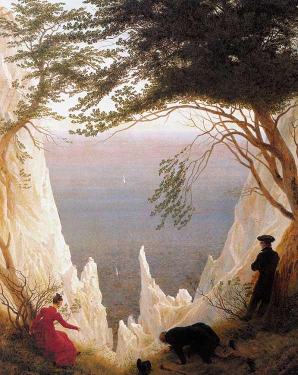Caspar David Friedrich Chalk Cliffs on Rugen (mk09) China oil painting art